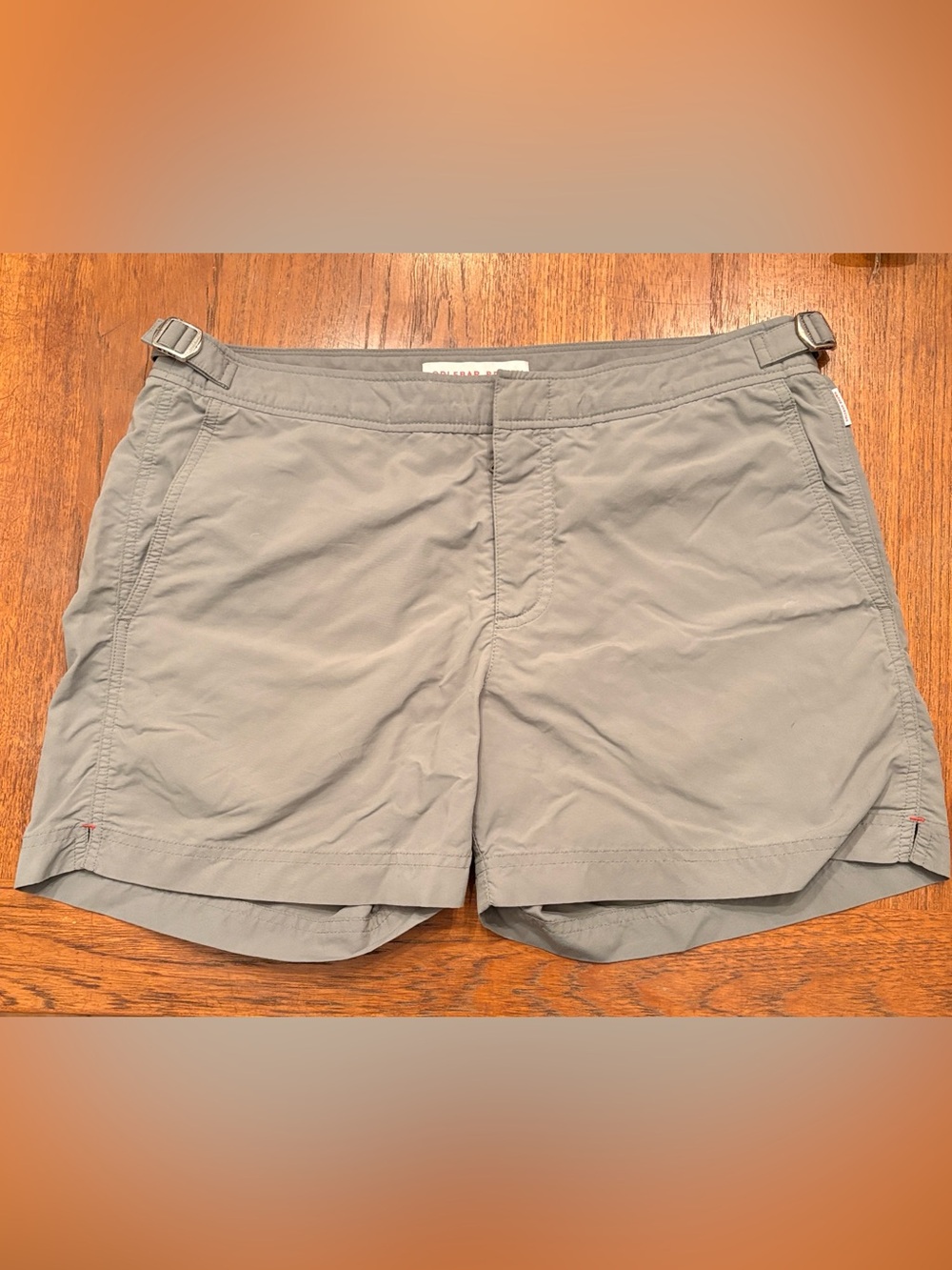 Orlebar Brown Setter Swim Shorts Gray sleek quiet luxury Mens 32 swim hunk